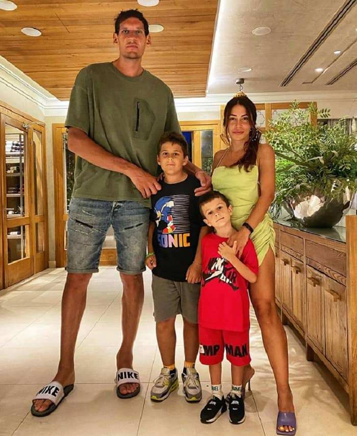 Mr. and Mrs. Boban with their kids